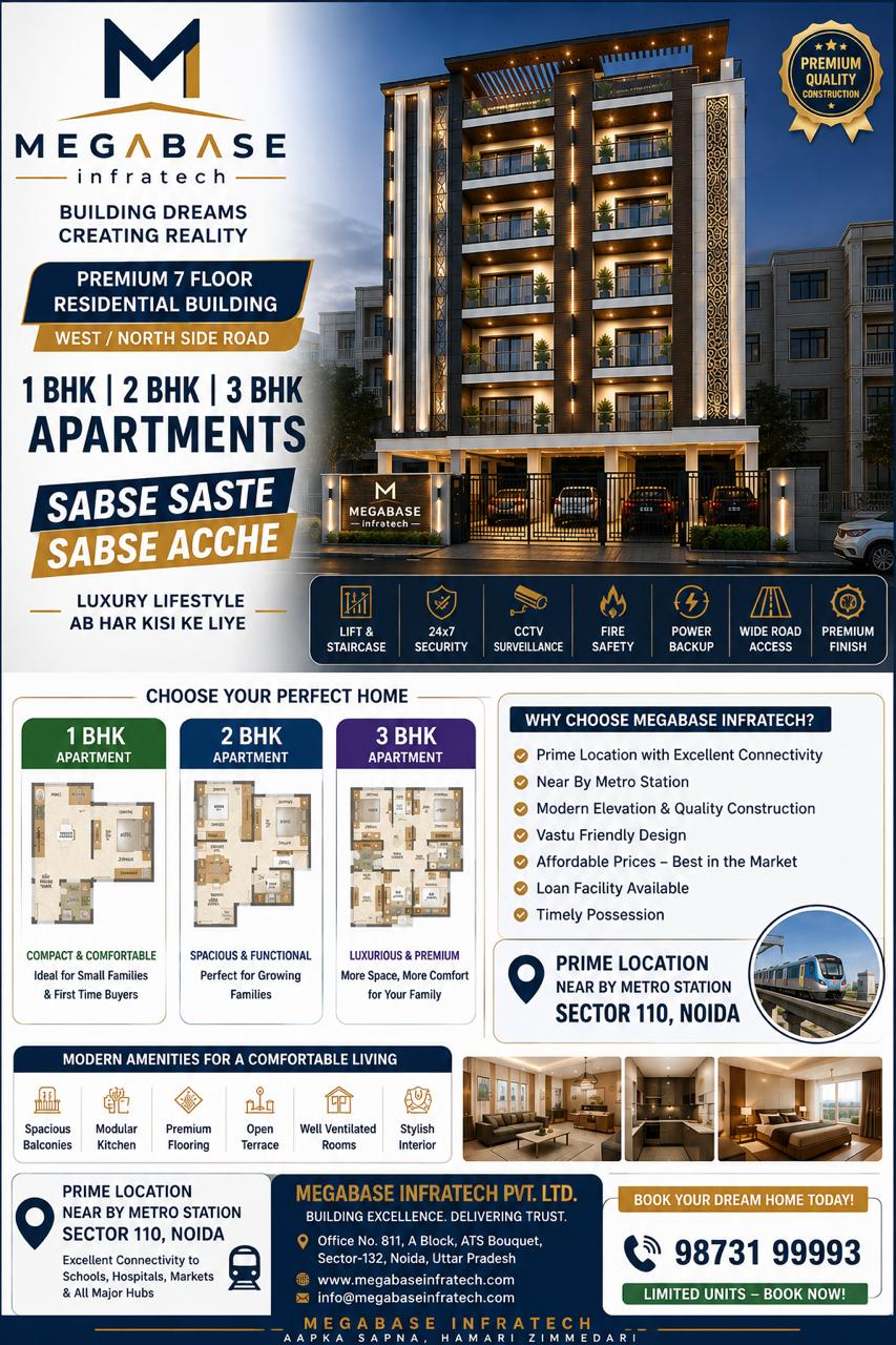 Three bedroom apartment project information